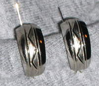 silver hoops